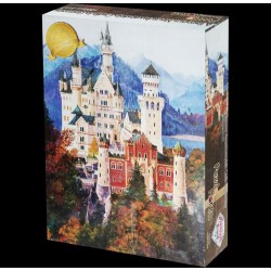 ドイツの有名なノイシュヴァンシュタイン城1000ピースパズル