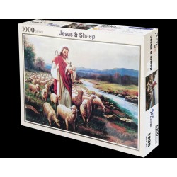 Jesus und Schafe 1000 Teile...