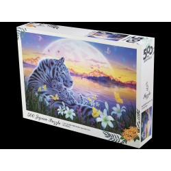 500 pieces of white tiger...