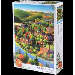 groene stad puzzel van 500...