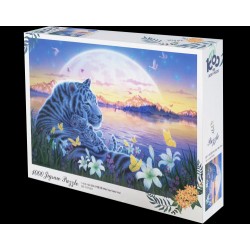 1000 pieces of white tiger...