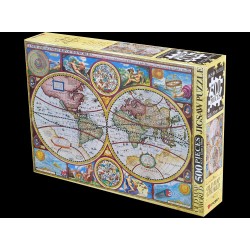 500ピースの旧世界地図パズル