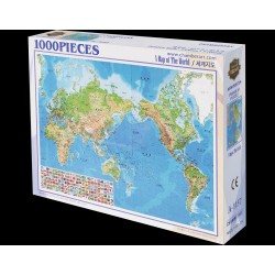 世界地図カントリーマーク1000ピースパズル
