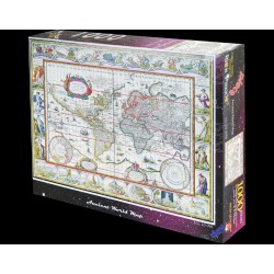 1000 Teile altes Kartenpuzzle